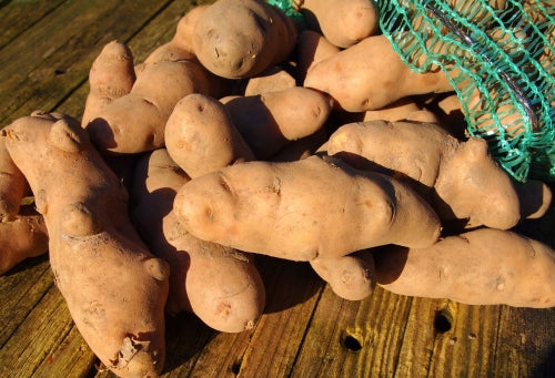 Baked Pink Fir Apple Potato, Cream Cheese, Spinach, Smoked Bacon and P - Ardkeen Quality Food Store