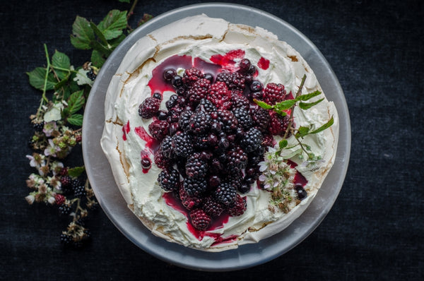 Blackcurrant Pavlova by Trish Deseine - Ardkeen Quality Food Store