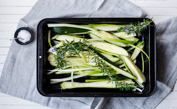 Roast Courgettes and Scallions with Garlic & Rosemary by Trish Deseine - Ardkeen Quality Food Store