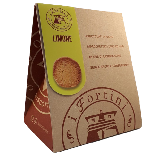I Fortini Limone Shortbread Biscuits 200g