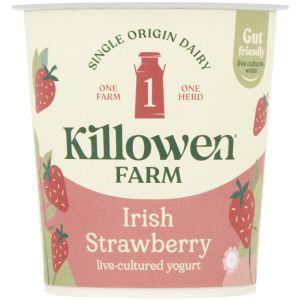 Killowen Farm Irish Strawberry Yogurt 135g - Ardkeen Quality Food
