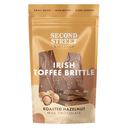 Second Street Bakeshop Irish Toffee Brittle Roasted Hazelnut Milk