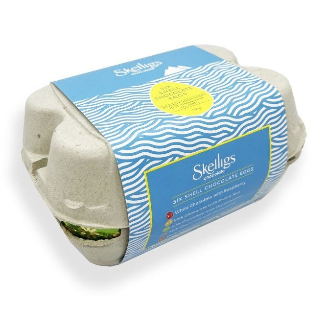 Skelligs Chocolate Six Shell Chocolate Eggs 240g