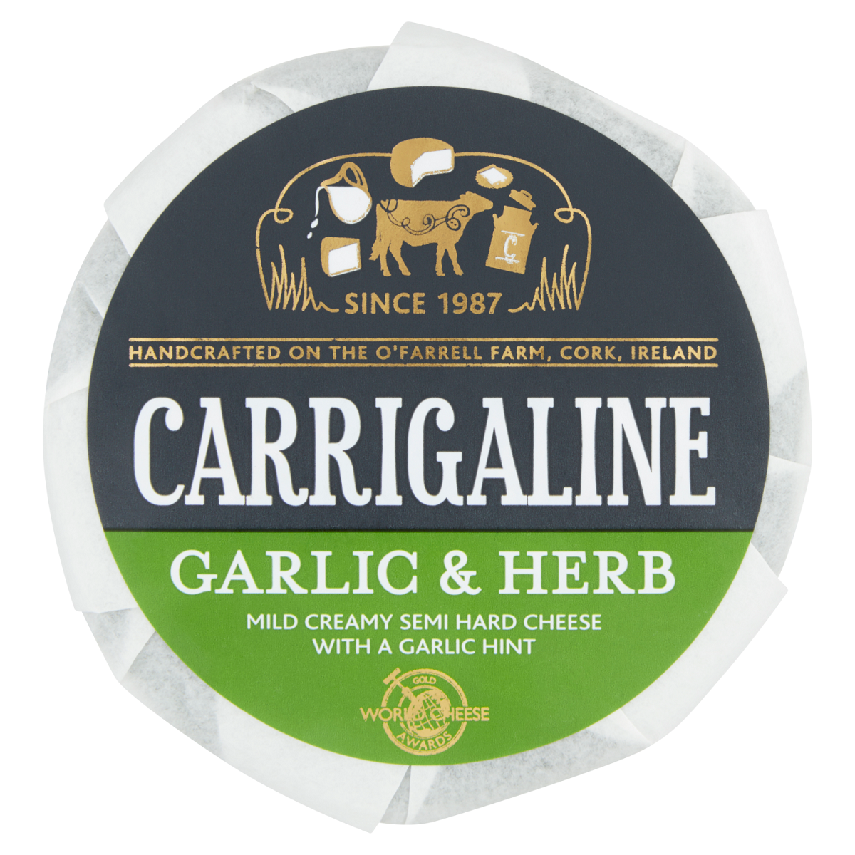 Carrigaline Garlic and Herb Semi Hard Cheese 200g
