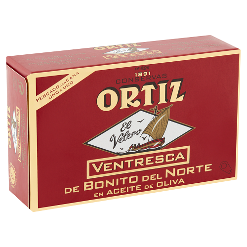 Conservas Ortiz Ventresca De Bonito Del Norte en Aceite de Oliva 110g