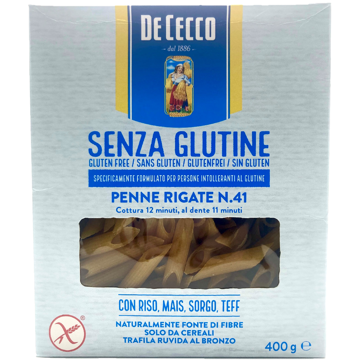 De Cecco Penne Rigate No 41 Gluten Free 400g