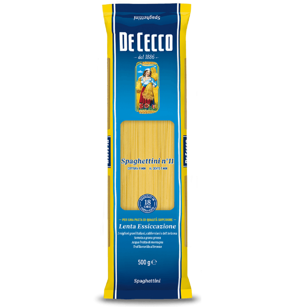 De Cecco Spaghettini No 11 500g