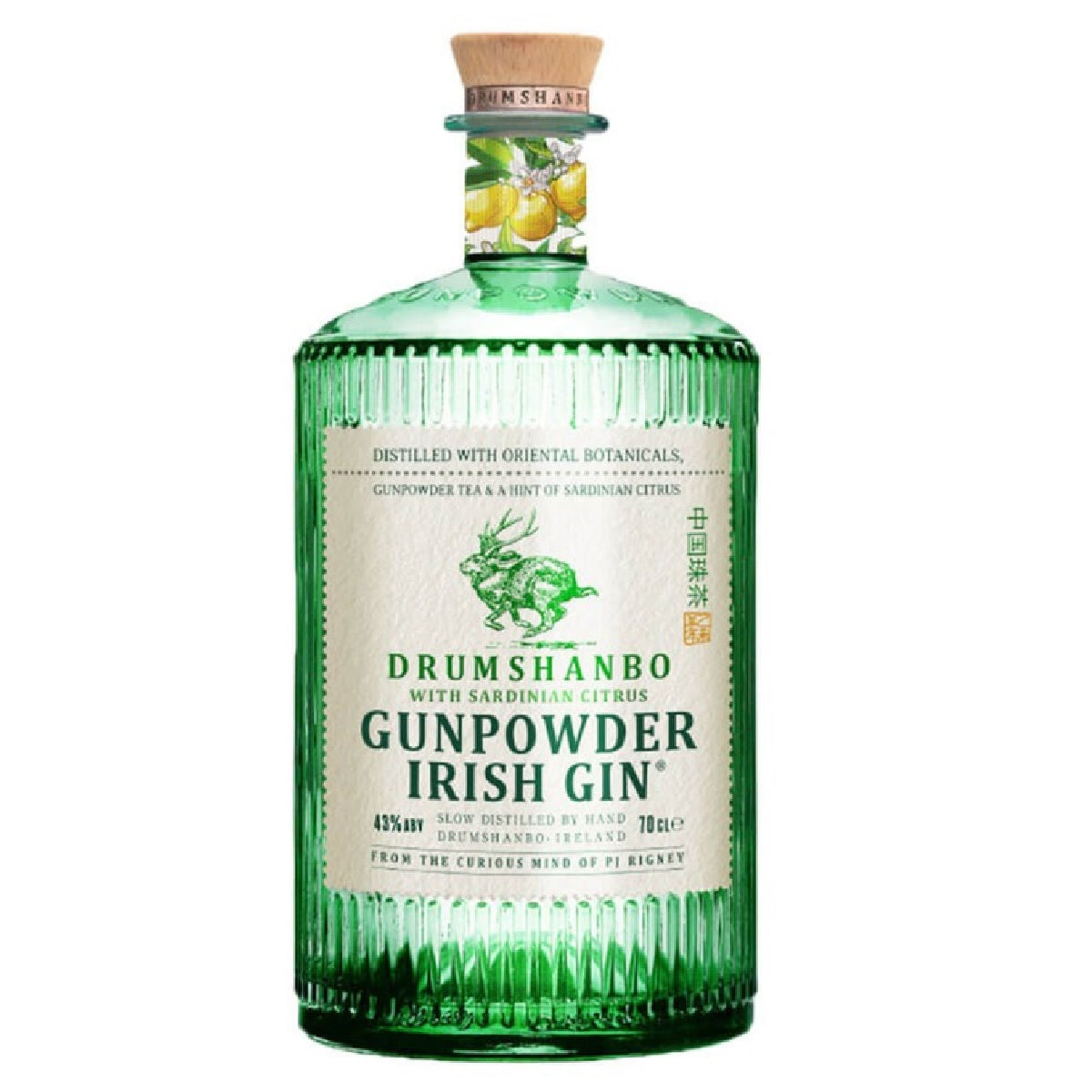 Drumshanbo with Sardinian Citrus Gunpowder Irish Gin 70cl
