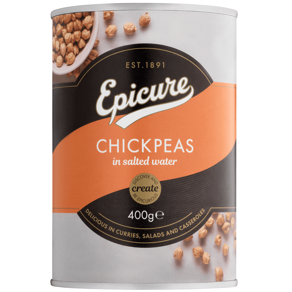 Epicure Chickpeas in salted water 400g