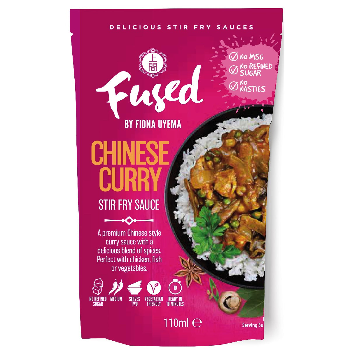 Fused by Fiona Uyema Chinese Curry Stir Fry Sauce 120g