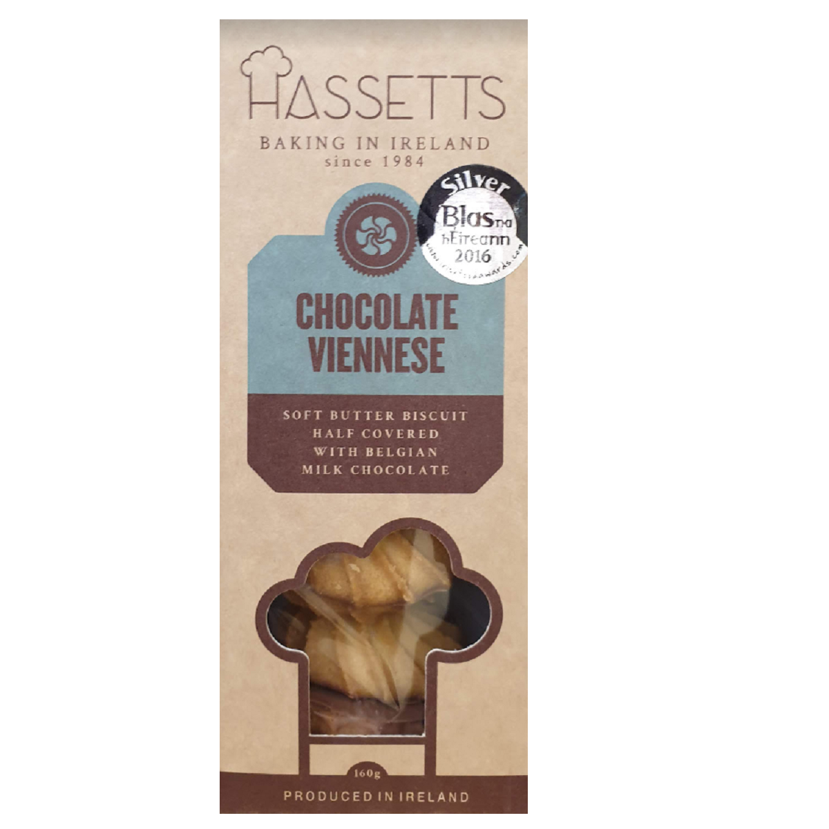 Hassetts Chocolate Viennese Soft Butter Biscuit 160g
