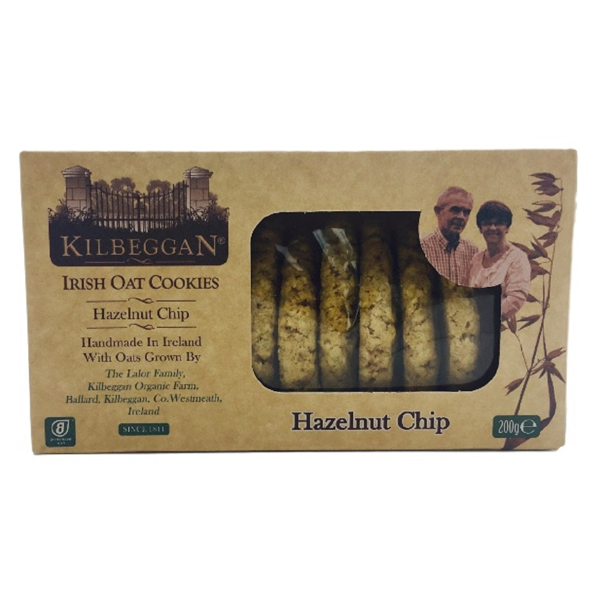 Kilbeggan Irish Oat Cookies Hazelnut Chip 200g