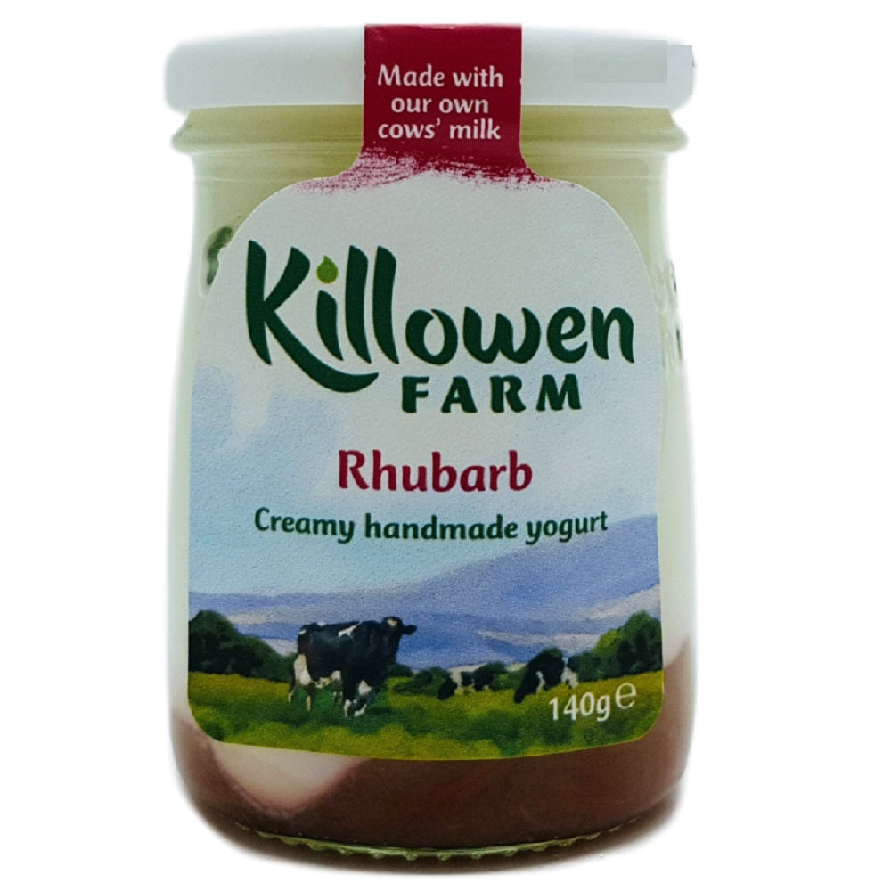 Killowen Farm Rhubarb Creamy Handmade Yogurt 140g
