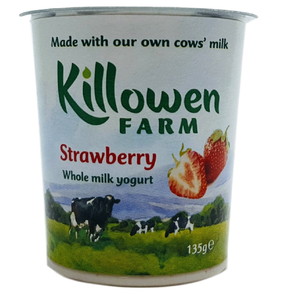 Killowen Farm Strawberry Whole Milk Yogurt 135g