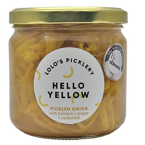 Lolo&#39;s Picklery Hello Yellow Pickled Onion 360g