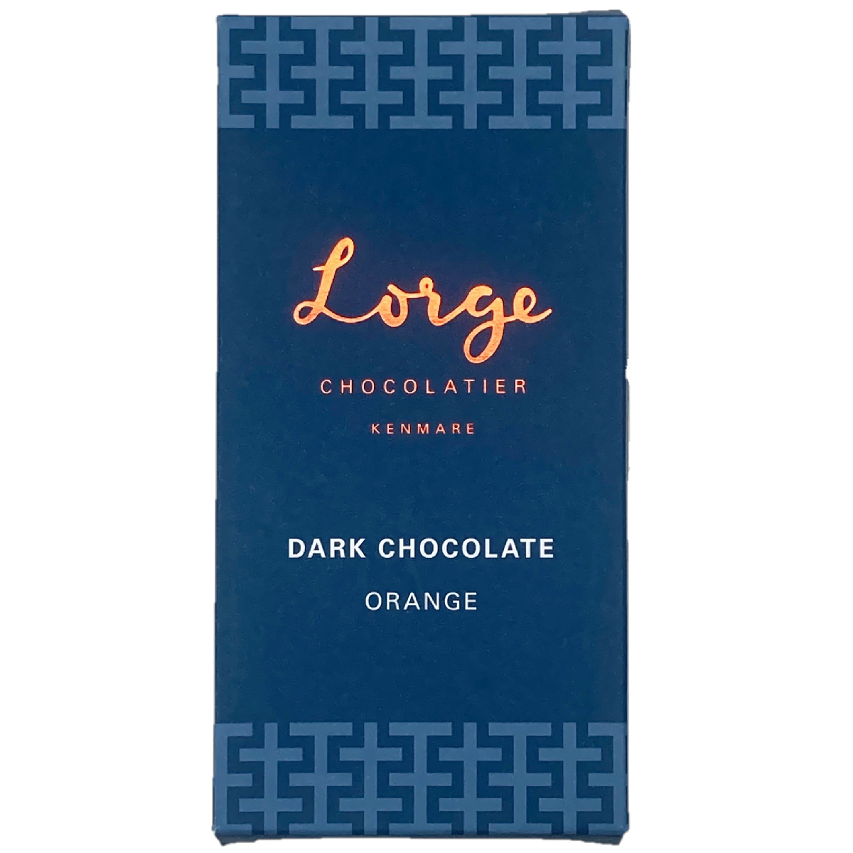 Lorge Chocolatier Orange &amp; Dark Chocolate Handmade Bar 100g