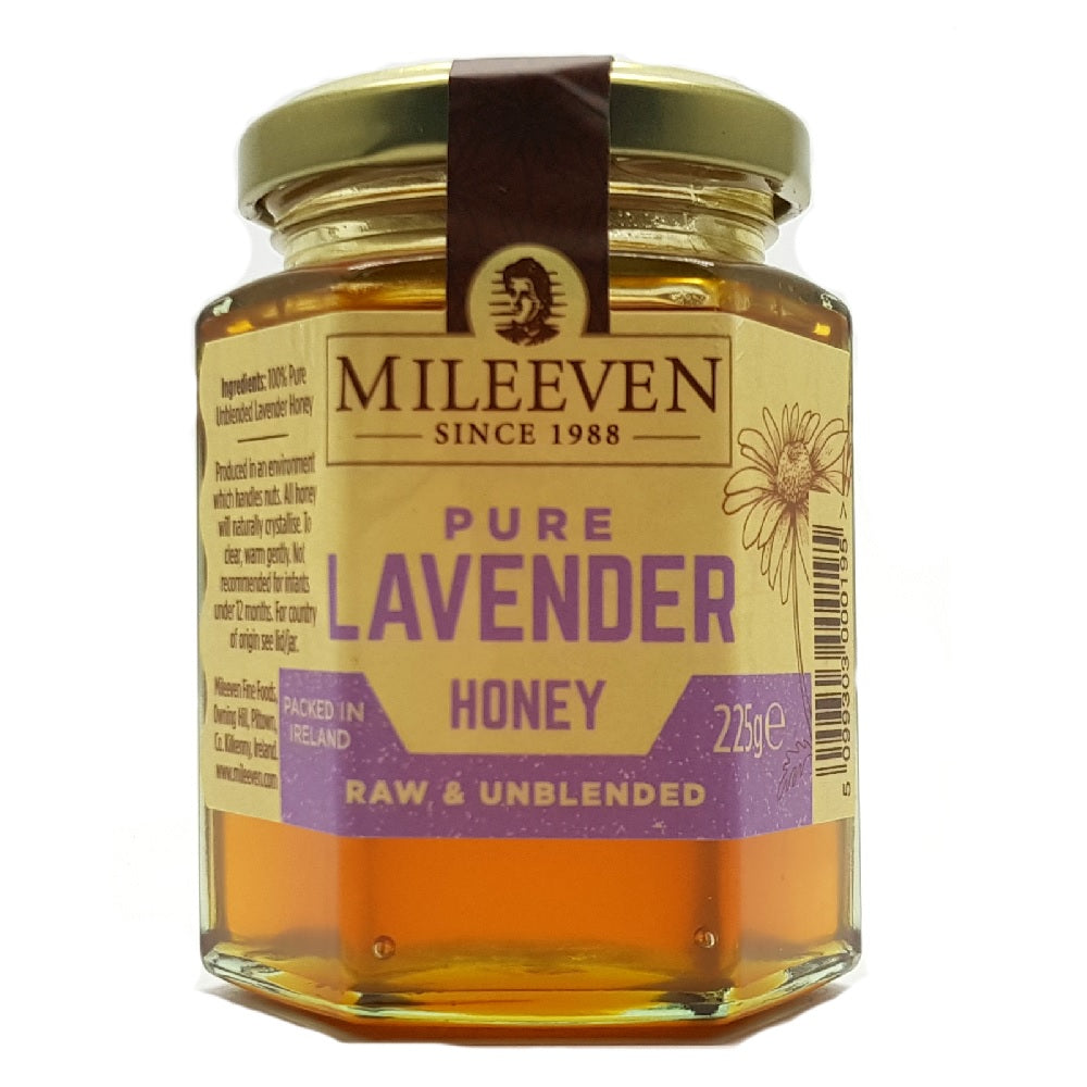 Mileeven Pure Lavender Honey Raw &amp; Unblended 225g