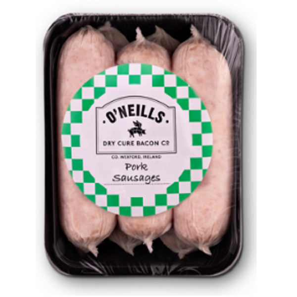 O&#39;Neills Dry Cure Bacon Co Pork Sausages 454g