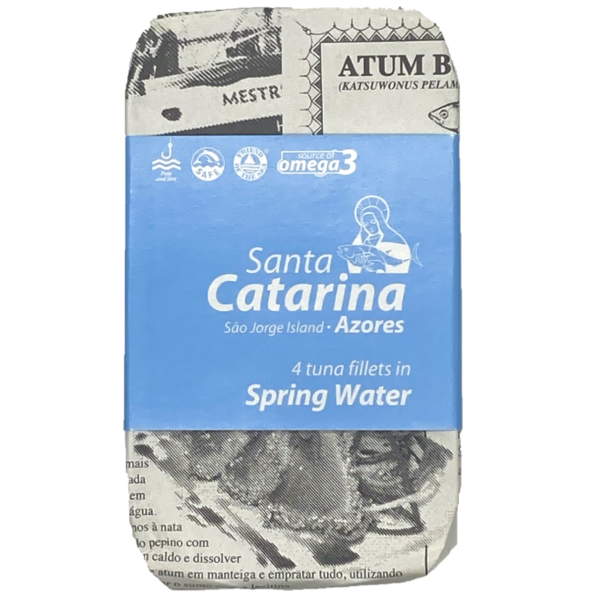 Santa Catarina Tuna Fillets in Spring Water 120g