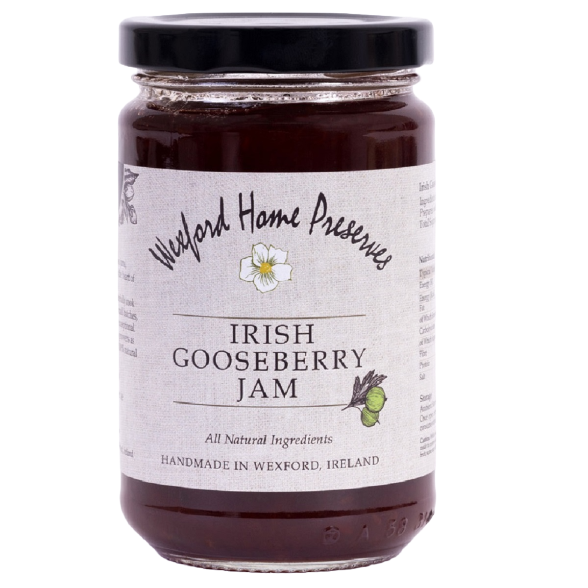 Wexford Home Preserves Irish Gooseberry Jam 340g
