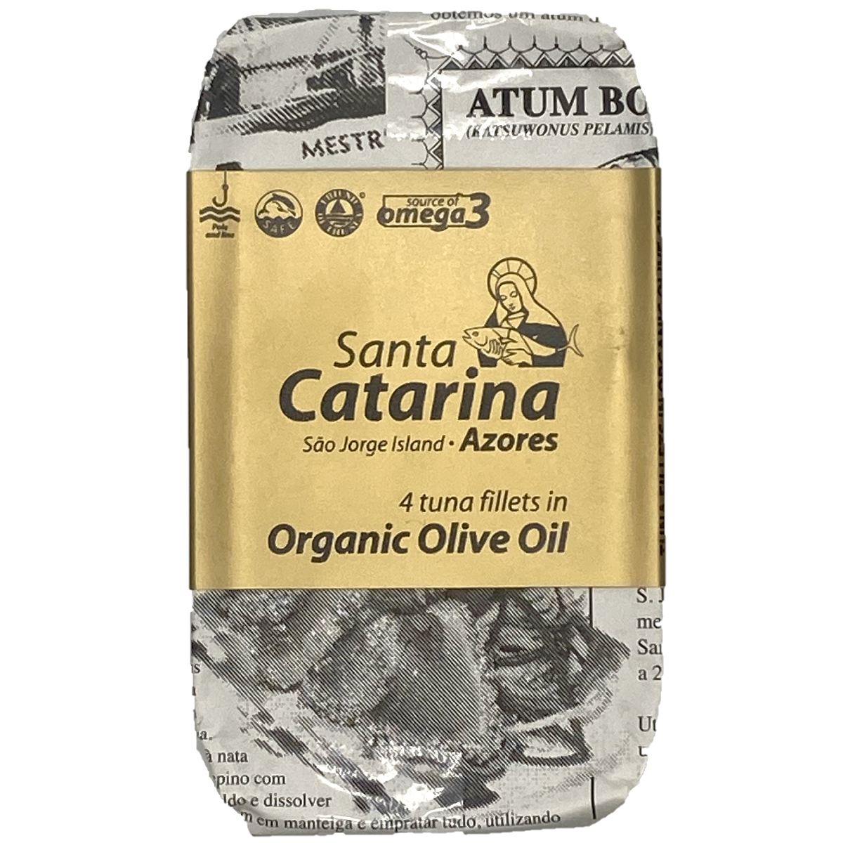 Santa Catarina Tuna Fillets in Organic Olive Oil 120g