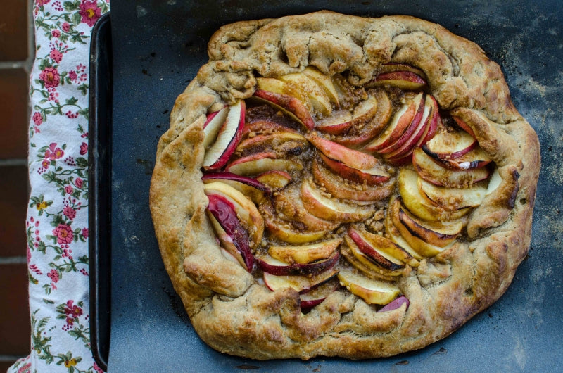 Clashganny Apple Galette with Dunany Organic Spelt Flour by Trish Deseine