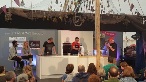 Gearoid Lynch author of My Gluten Free Kitchen Theatre of Food at the Electric Picnic 2016