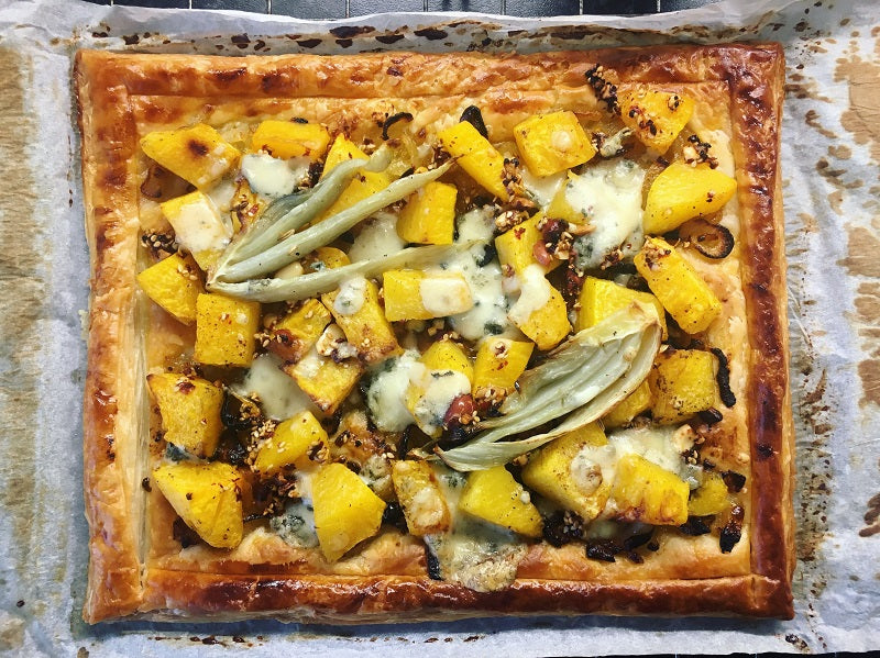 Pumpkin, Fennel and Goat’s Cheese Galette by Julie Ward