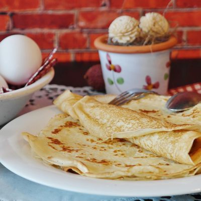 Traditional Pancakes with Sprouted Flour by Durrow Mills