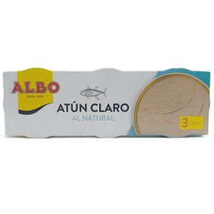 Albo Atun Claro Natural 3 X 65g