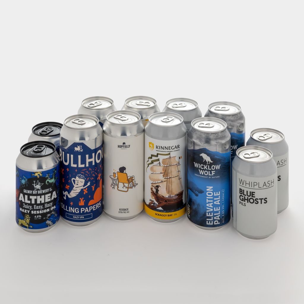 12 Irish Craft Beer Can Selection