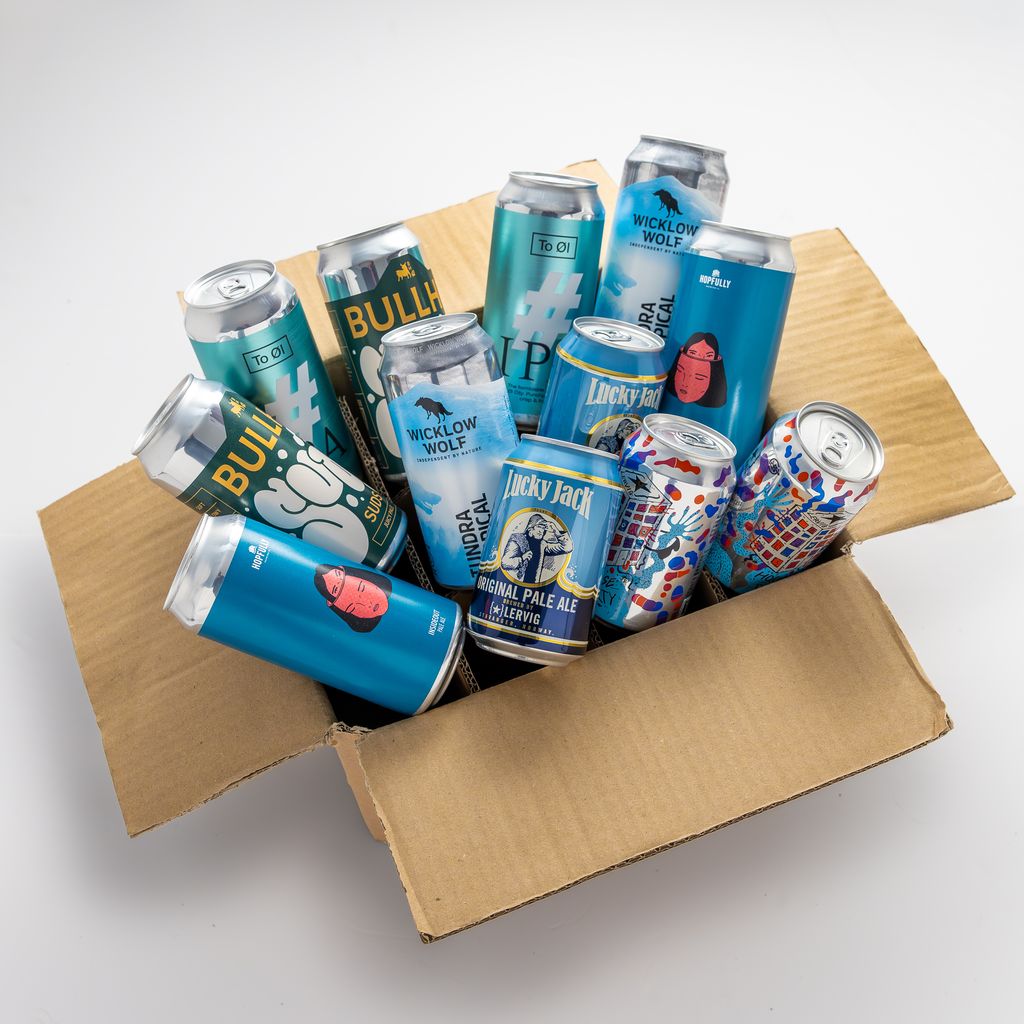 12 European Craft Beer Can Selection