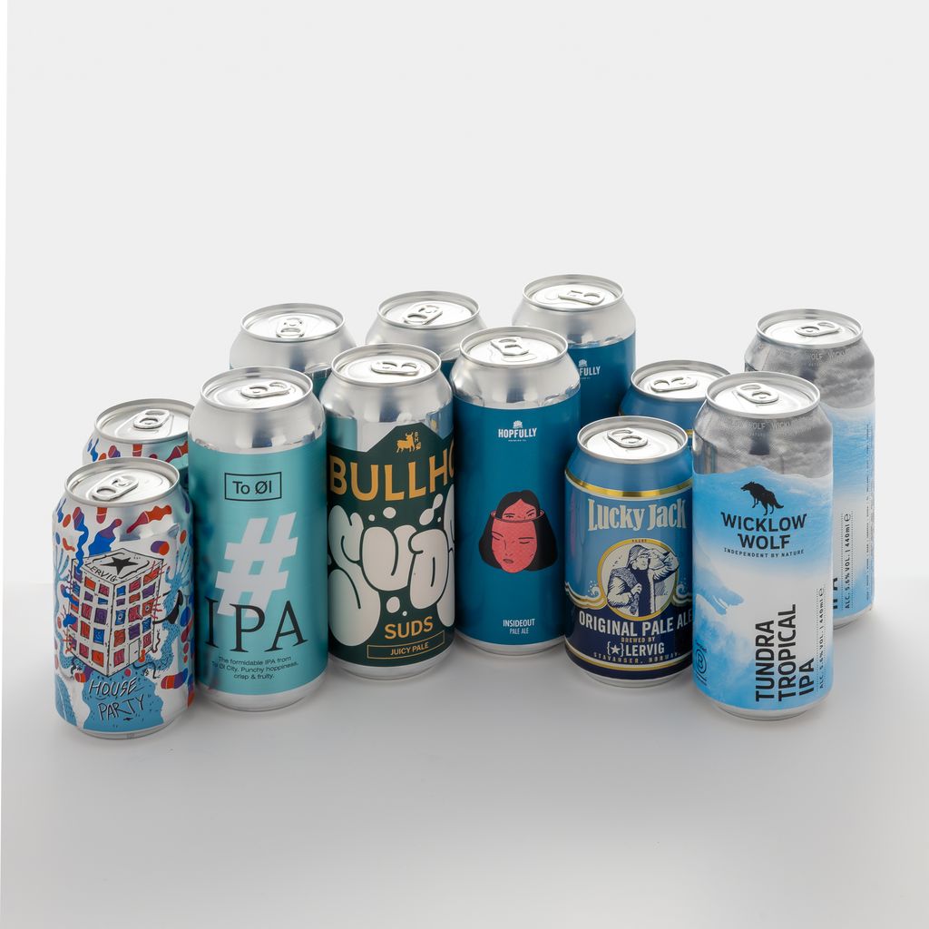 12 European Craft Beer Can Selection