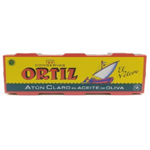 Ortiz Yellow Fin Tuna 3pk Tins
