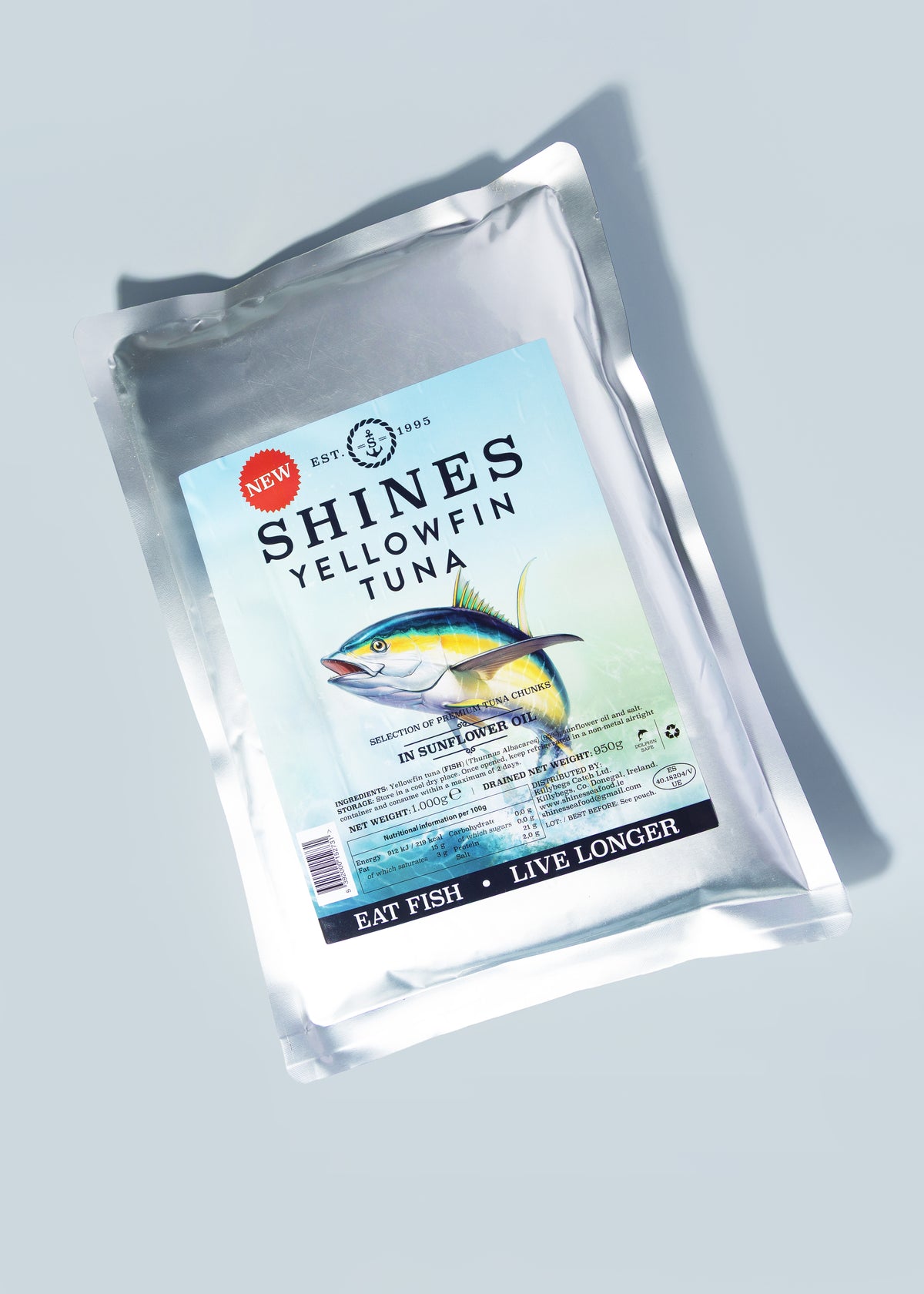 Shines Yellowfin Tuna in Sunflower Oil 1kg