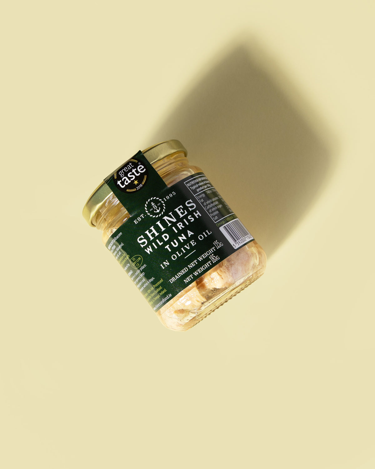 Shines Wild Irish Tuna in Olive Oil 185g