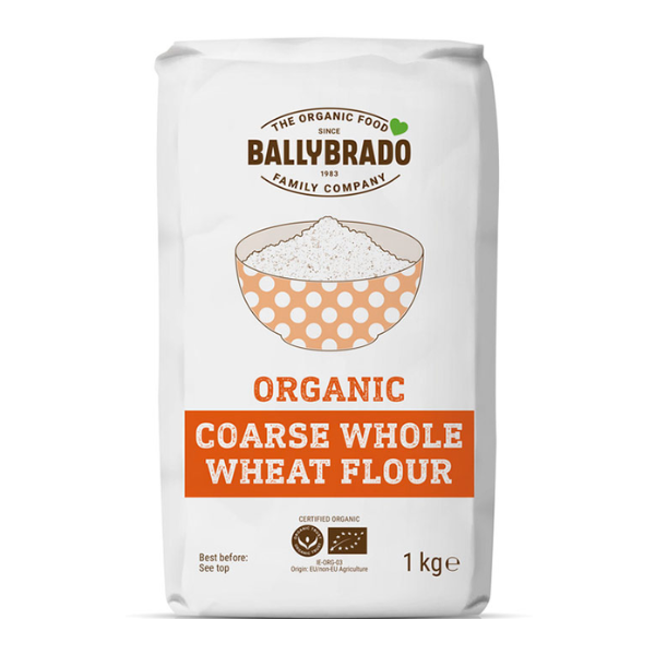 Ballybrado Organic Whole Wheat Flour Coarse 1kg