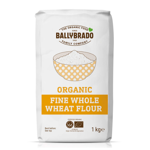 Ballybrado Organic Whole Wheat Flour Fine 1kg