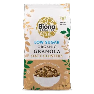 Biona Organic Low Sugar Organic Granola Oaty Clusters 375g