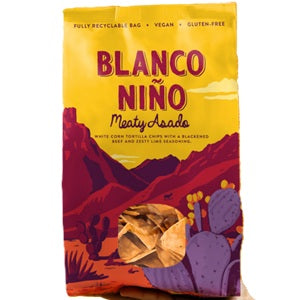 Blanco Nino Meaty Asado White Corn Tortilla Chips 170g