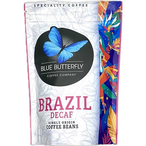Blue Butterfly Brazil Decaf Single Origin Coffee Beans 250g