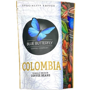 Blue Butterfly Colombia Single Origin Coffee Beans 250g