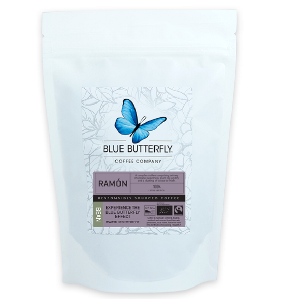 Blue Butterfly Ramon Roasted Whole Bean Coffee 250g