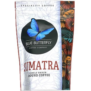 Blue Butterfly Sumatra Single Origin Ground Coffee 250g