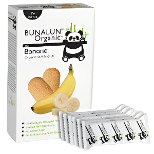 Bunalun Organic Kids Banana Soft Biscotti 6x20g