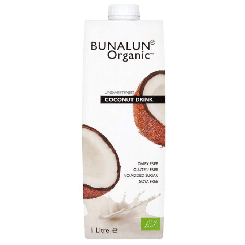 Bunalun Organic Unsweetened Coconut Drink 1L