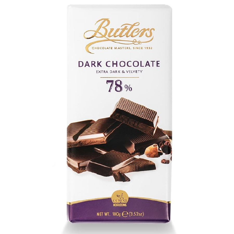 Butlers 78% Dark Chocolate Bar 100g