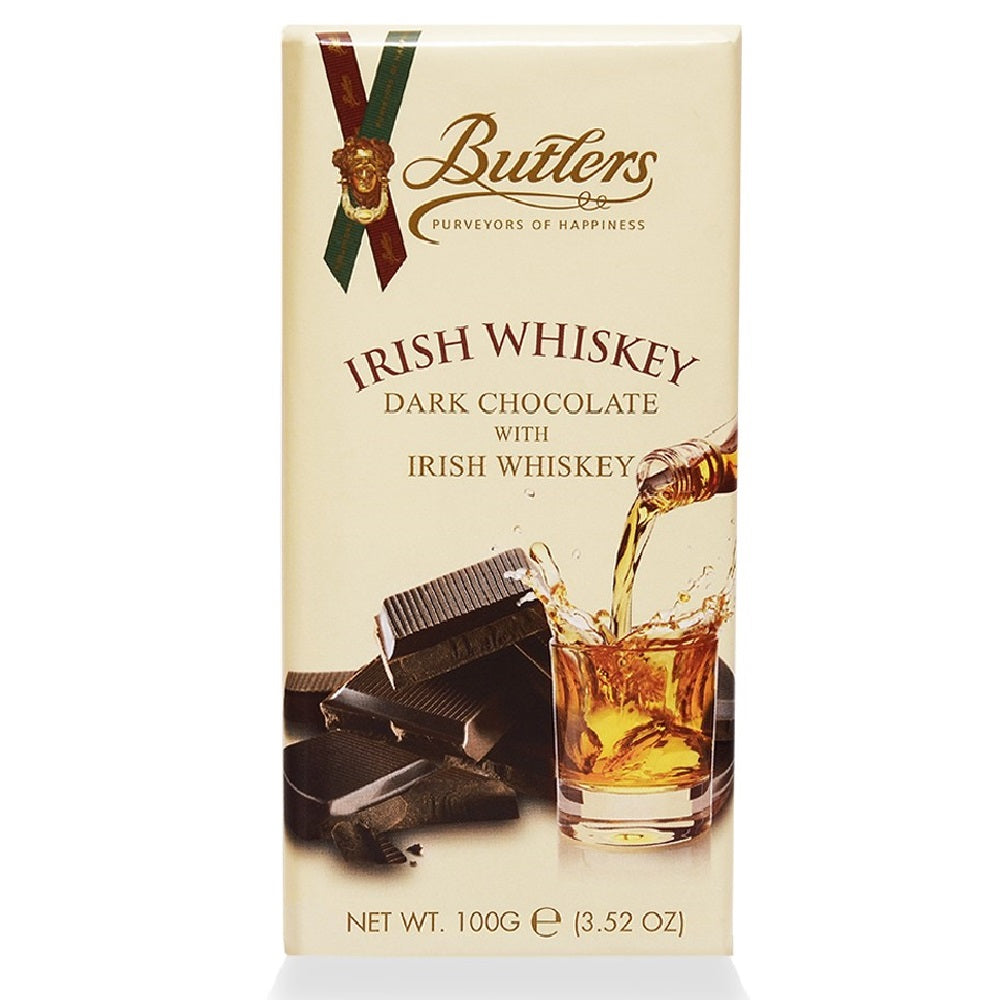 Butlers Dark Chocolate with Irish Whiskey Chocolate Bar 100g