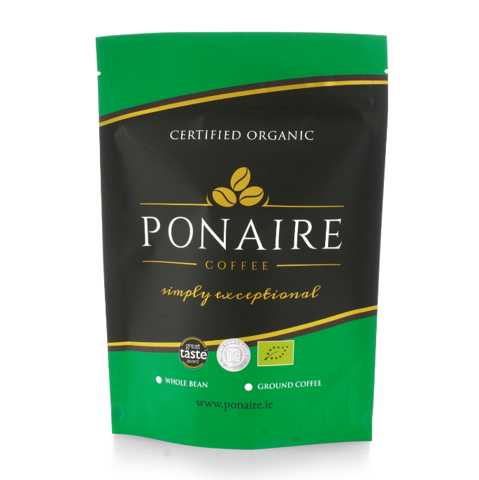 Ponaire Coffee Certified Organic Ground Bean 250g