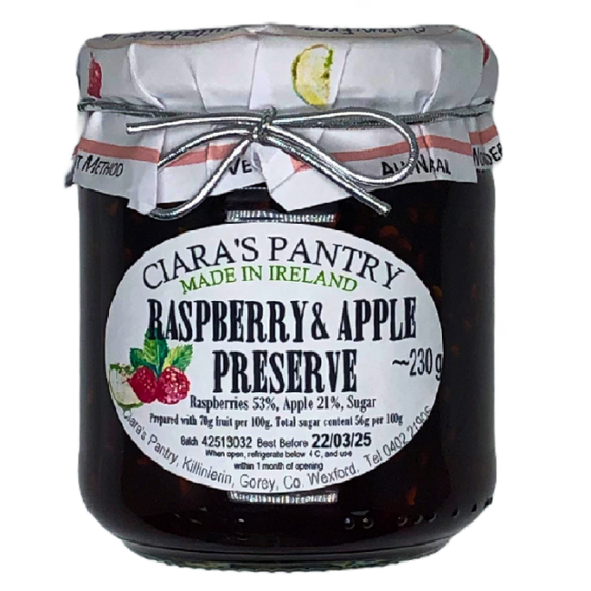 Ciara’s Pantry Raspberry &amp; Apple Preserve 230g